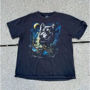 Vintage D.O.M Black Wolf Tee